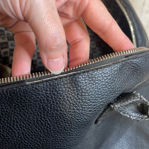 London Fog Collection Black Faux Leather Purse - Picture 9 of 10